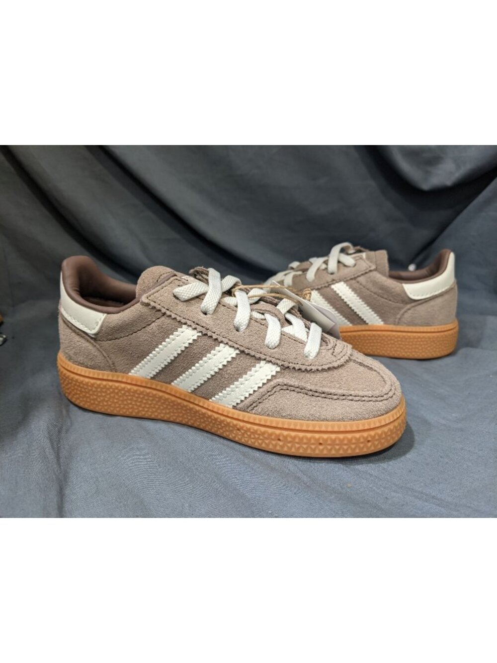 Adidas Toddlers Handball Spezial CF EL I Sneakers Toddler Biege Size 6 NEW NO BO